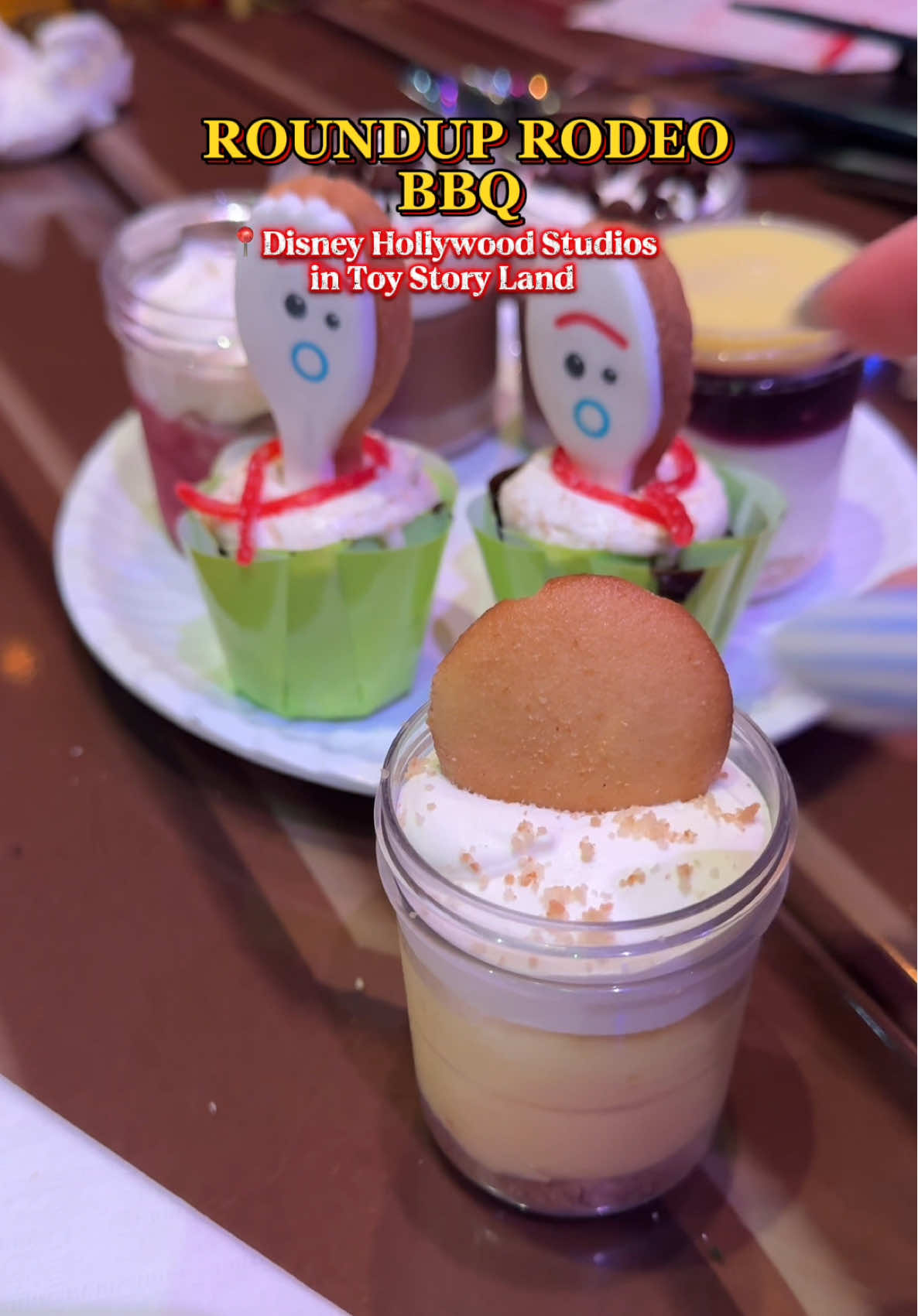 Roundup Rodeo BBQ at Toy Story Land! 💛 #rounduprodeo #rounduprodeobbq #toystoryland #disneydining #disneyfood #disneyrestaurants #disneyworld #hollywoodstudios #momlife #disneyhollywoodstudios #orlando #orlandofl #nfldraft #toystory 