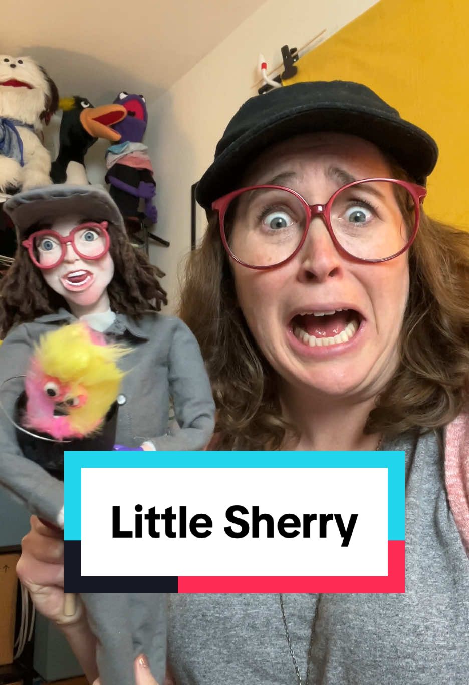 Just received THE MOST AMAZING GIFT from @Annie in the mail!  I truly don’t have words and this video proves it.  I’ll definitely post more, but I’ll need to control the wheezing first #puppetinabucket #unboxing #gift #thankyou 