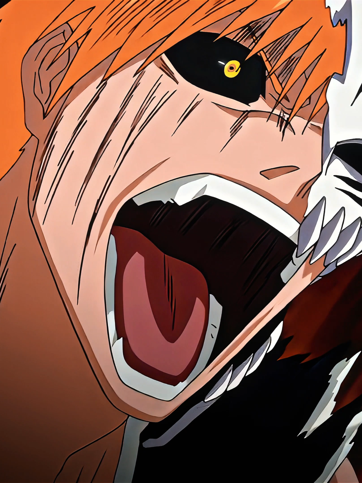 Hollowfied Ichigo chokes out Hiyori  #ichigo #ichigokurosaki #hiyori #bleach #bleachedit #bleachanime #animefyp