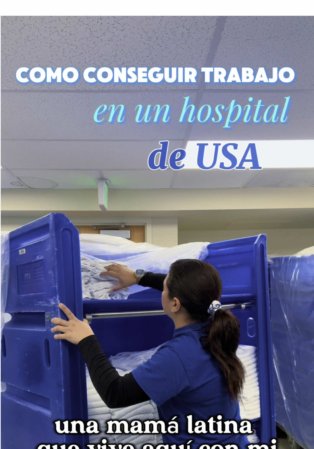 Como conseguir trabajo en un hospital en 🇺🇸 #job #work #vidaenusa #latinos #mamalatina #hospital 