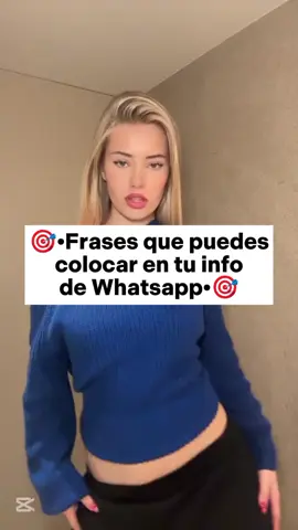 🎯•frases que puedes colocar en tu info de WhatsApp•🎯//#paratiiiiiiiiiiiiiiiiiiiiiiiiiiiiiii #aesthetic #viral_video #viralllllll 