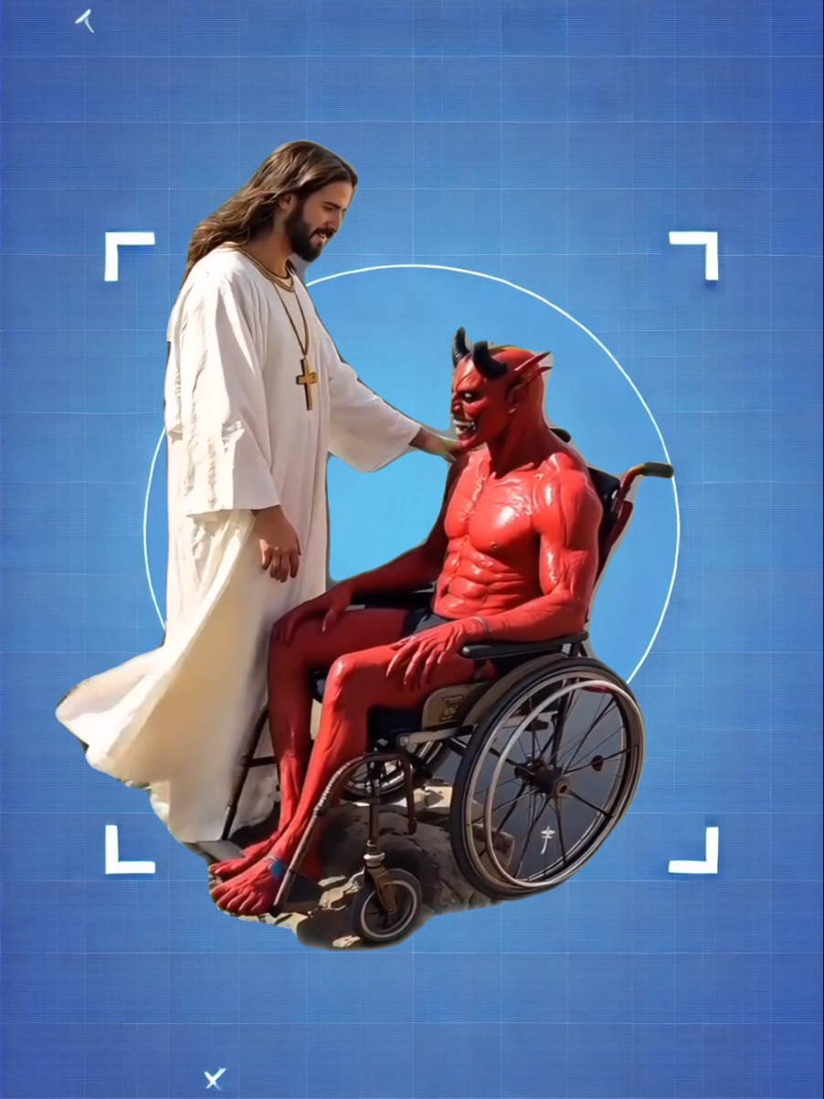 JESUS vs SATAN #Meme #MemeCut #CapCut #Jesus #Love #greenscreen 