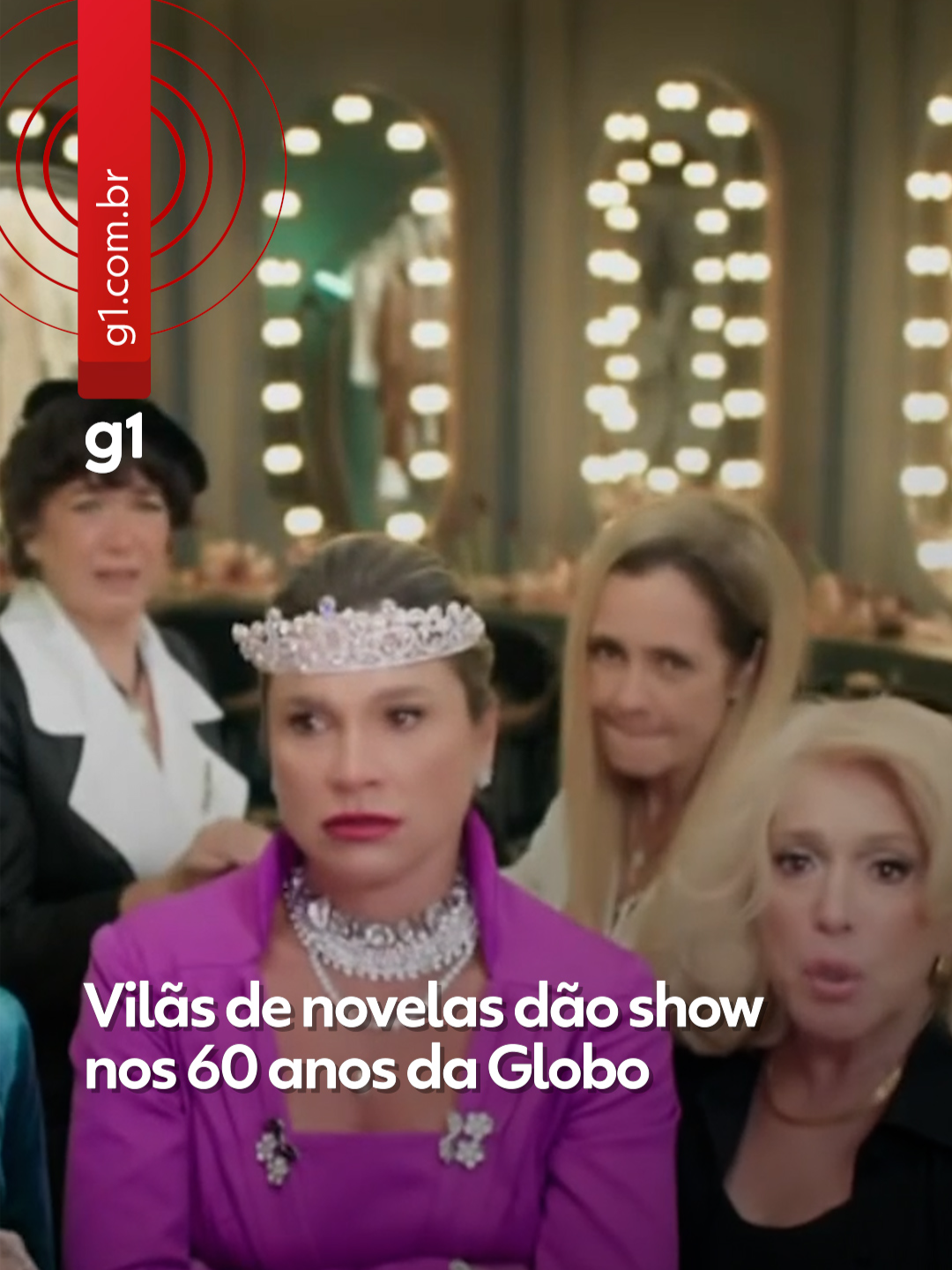 #TVGlobo60anos - No Show 60 anos da Globo, as maiores vilãs se reuniram em um encontro que foi simplesmente histórico! Assista ao vivo ao show que comemora os 60 da Globo. #g1 #TVGlobo #festa #novelas #vilãs #tiktoknotícias