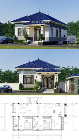 Nhà vườn nhỏ xinh #Minhome #thicongtrongoi #thietkenhadep #nhadepgiare #nhacap4 #nhamainhat #nhavuon #xaynha #xuhuong #fly