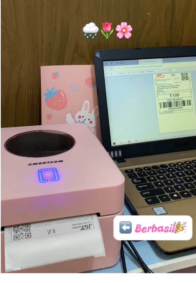 Printer Thermal Smartcom , Cek keranjang kuning yaah dear🤍 #printerthermal #printer #printermini 