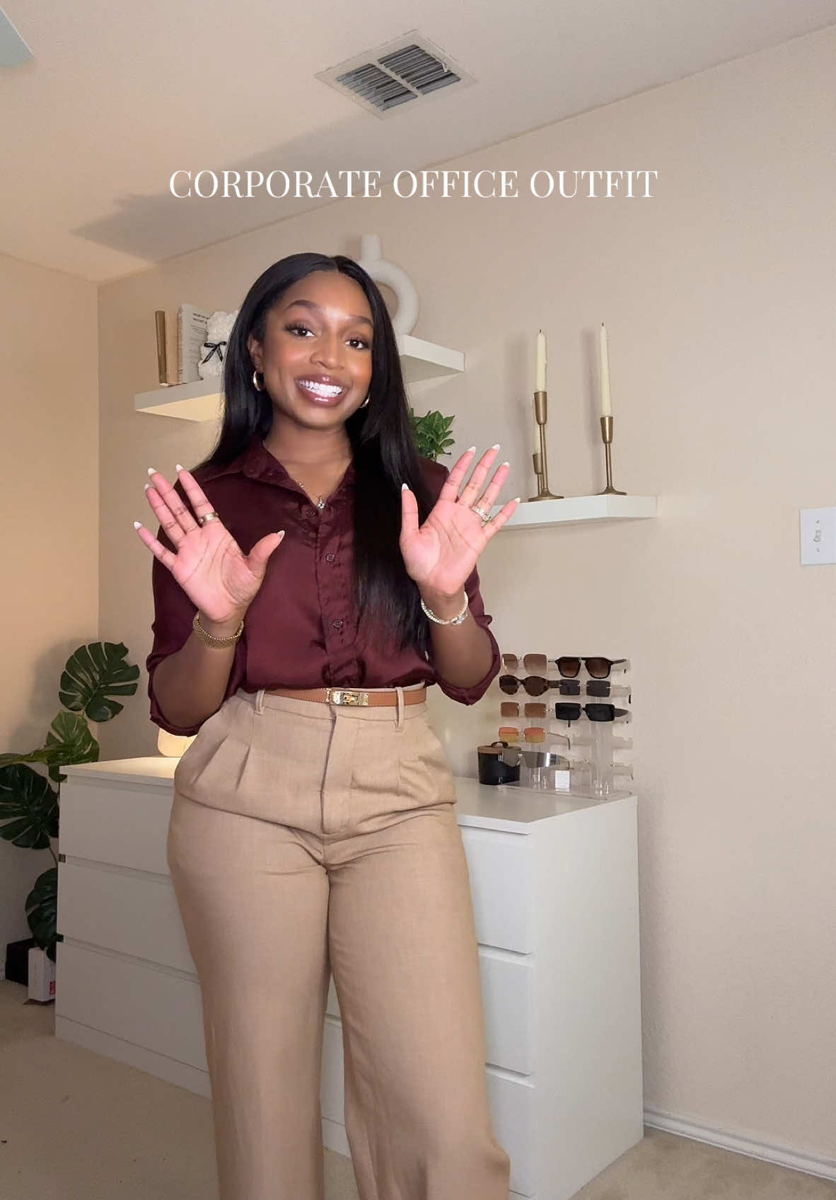 PART 46 | Another day another office outfit. I need to add some new pieces to the wardrobe 😩Happy  Monday!🤍 #corporatetiktok #corporateoutfit #corporategirlies #officesiren #corporatechic #workwear #officeoutfits #officeoutfits #businesscasual #corporatefashion #OOTD #GRWM #fitcheck #minimaliststyle #officeoutfit #corporatebaddie #workoutfits #internshipoutfits #internships #workfashion #monochromeoutfit #stylingvideo #classyoutfits #outfitstoweartowork  #dallasinfluencer #dallascontentcreator #fashioninfluencers @H&M @Aritzia @ALDO Shoes 