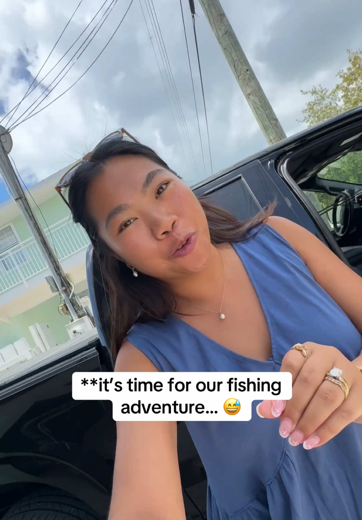 I can’t believe we’re here to fish 😅