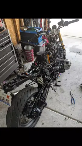 added new LED front turn signals to match the rear and a rapid bike evo tuning module to my R nine T 