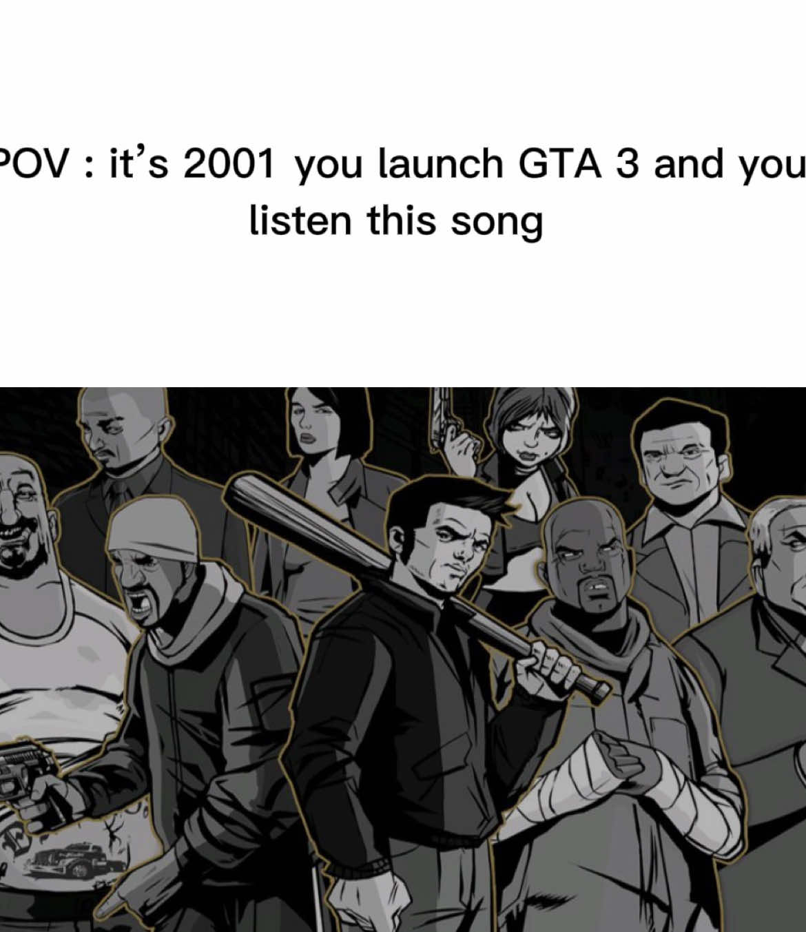 POV : it’s 2001, you launch GTA 3 and you listen this song. GTA 3 theme is so ahhh 🔥#CapCut #gta #gta3 #parati #edit #pov #fyp 