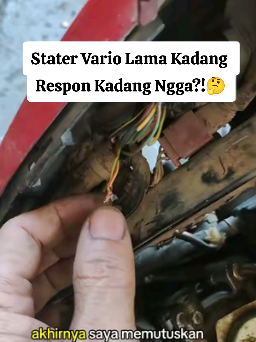Stater Vario Lama Atau Vario Karbu Staternya Kadang Respon Kadang Juga Ngga, Aki Ganti Baru pun Hasilnya Sama aja #vario #variokarbu #variotechno110 #statervarionggarespon #edukasi #tutorial #cara #edukasitiktok #mekaniktiktok #abnerm153 #caramengatasistatervario mengatasistatervario