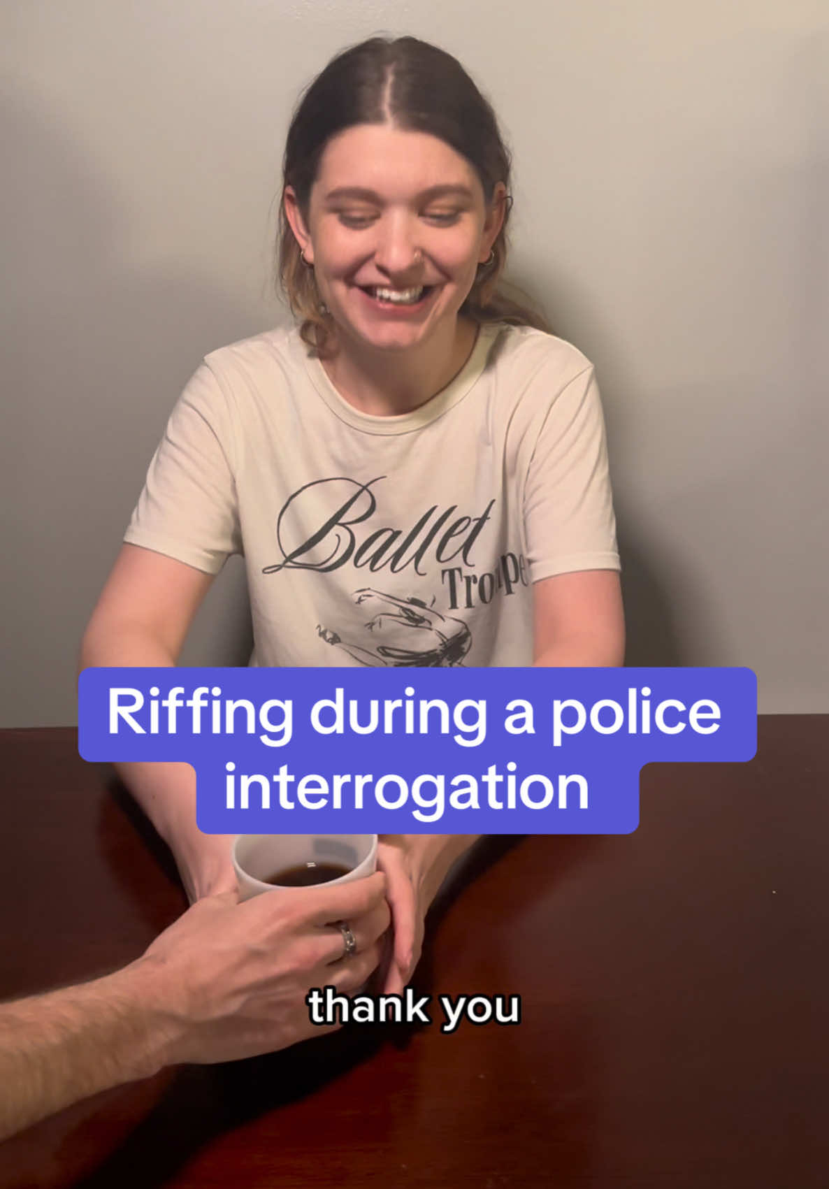 Next time I’ll judt ask for an attorney 🤐 @TheJake47 #skit #riffqueen #justriffin 