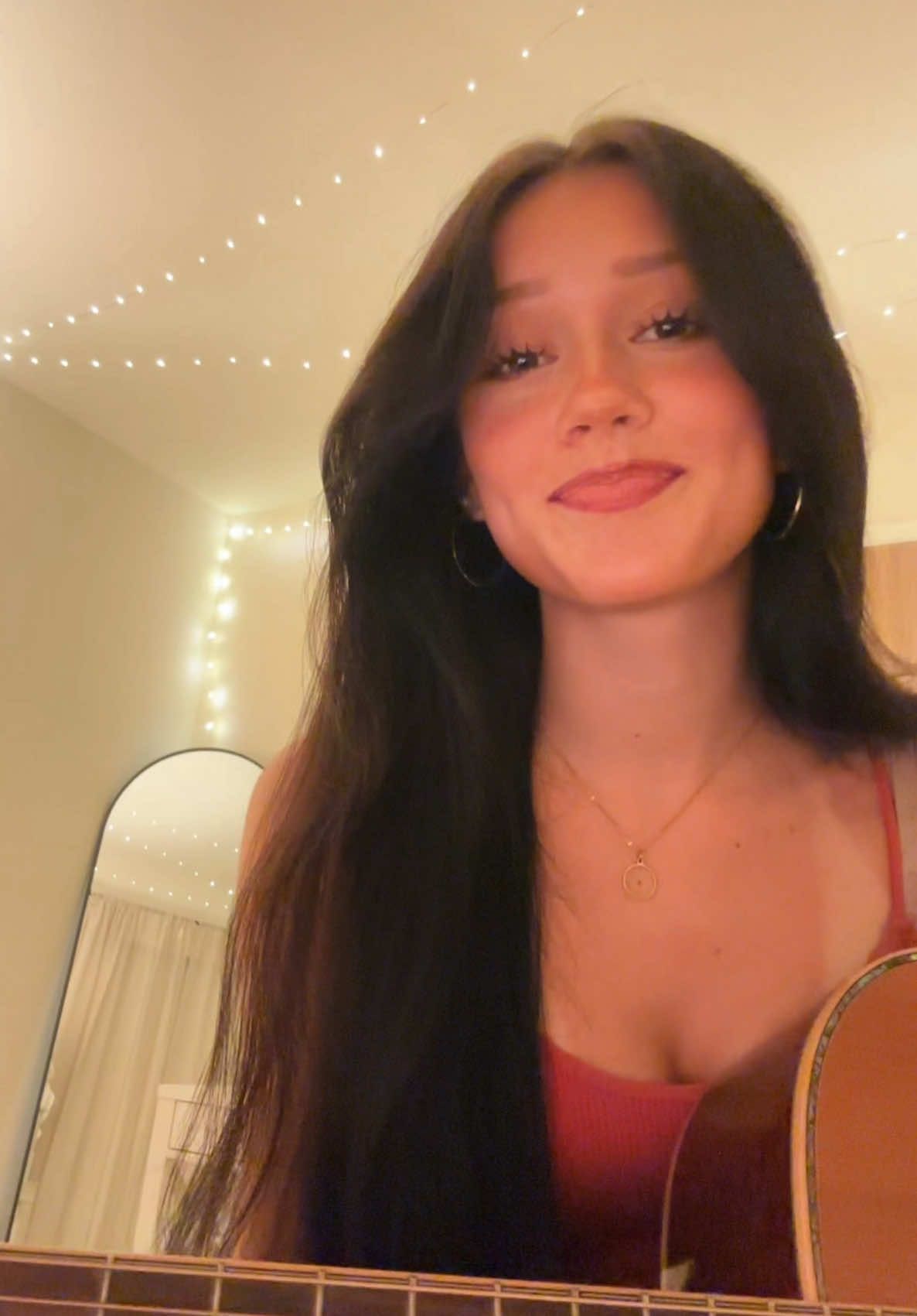 no one noticed - the marías (i skipped to the chorus intentionally) #fyp #singing #noonenoticed #themarias #singer #cover #guitar