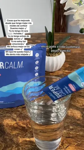 #supercalm regula tus niveles de cortisol con ashwagandha glicinato de magnesio ayuda a dormir envio gratis a toda Guatemala pagas al recibir 