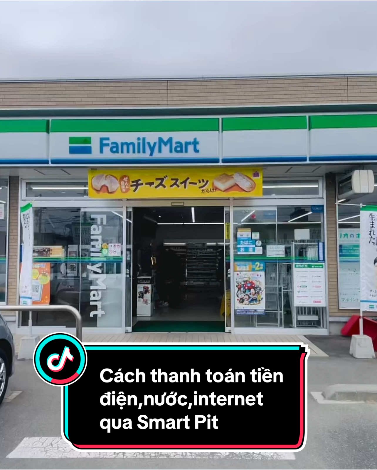 Cách thanh toán điện,nước,gas,internet qua SMART PIT ở Combini dành cho những bạn mới sang nhật 👍 #vtvcab #nhậtbản🇯🇵 #cuocsongnhatban #fyp #xuhuong #capcut 