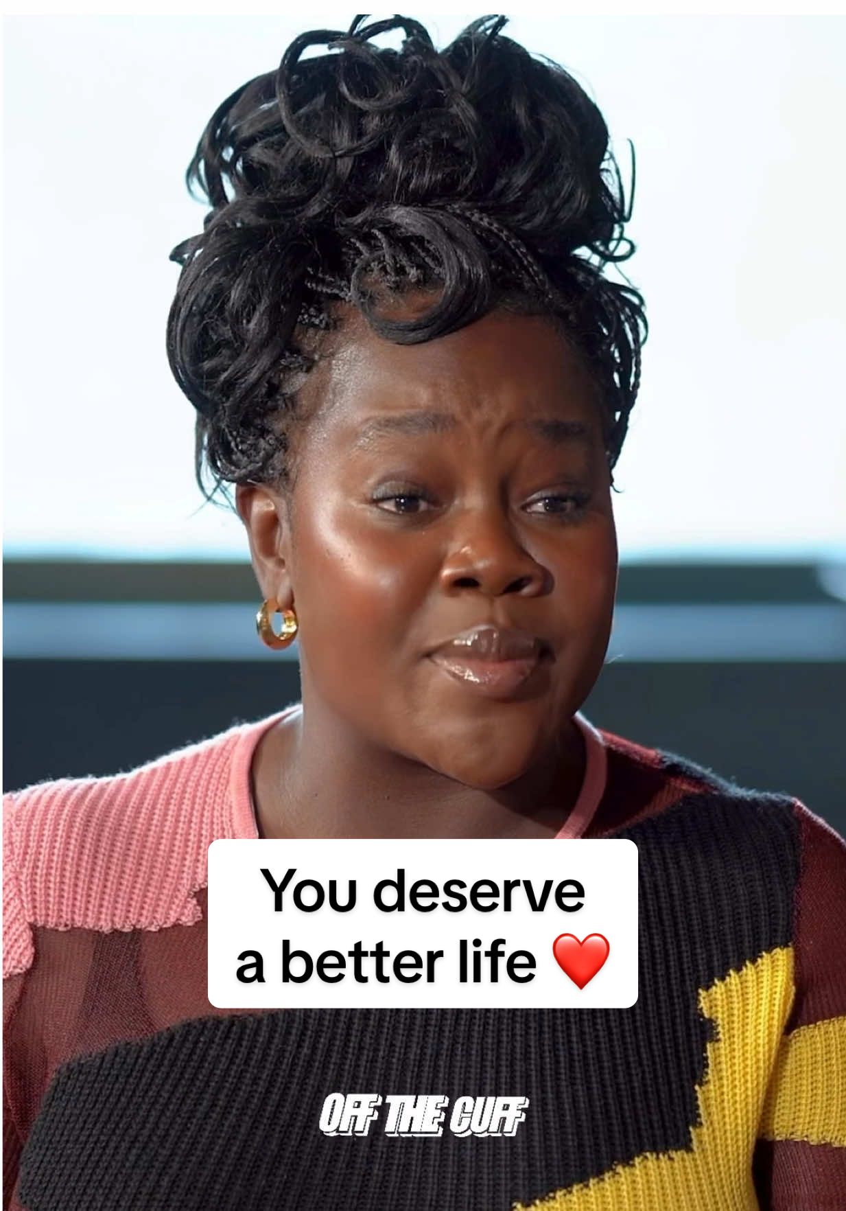 “Honey, you deserve that.” ❤️ Full episode out now. Link in bio!  #offthecuff #inspiration #share #nyc #content #flowers #faith #content #newyork #confidence #blackgirlmagic #fyp #explore #success #quotes #Love 
