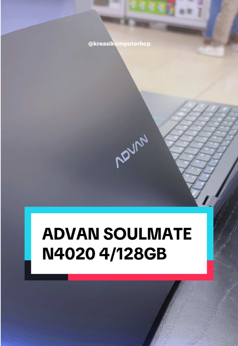 Laptop buat kerjaan ringan? Advan Soulmate N4020 jawabannya! Loading Microsoft Word, Excel, dan browsing aman banget. Pas buat kerja, tugas kuliah, atau meeting online. Langsung cek unitnya di Kreasi Komputer — Mal Bekasi Cyber Park Lt.1 Blok A7! #AdvanSoulmate #LaptopOffice #KreasiKomputer #BekasiCyberPark #LaptopBekasi #LaptopMurah #LaptopUntukTugas #LaptopPelajar #LaptopMahasiswa #IntelCeleron #LaptopKerja #FYP #FYPIndonesia #foryoupage #TiktokLaptop
