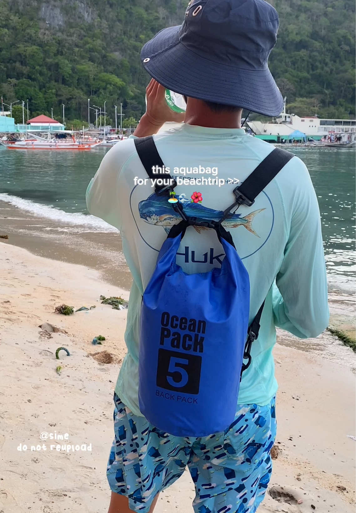 incoming beach trip? super kailangan mo to🐚🏝️#aquabag #drybag #waterproofbag #beachbag #summerbag 