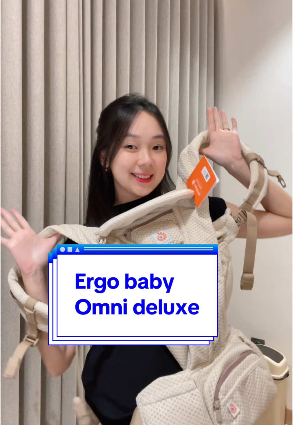 Udah gasabar deh mau pakeee 🤣🤣😝😝 #gendonganmshape #ergobaby #omnideluxe #gendonganbayi 