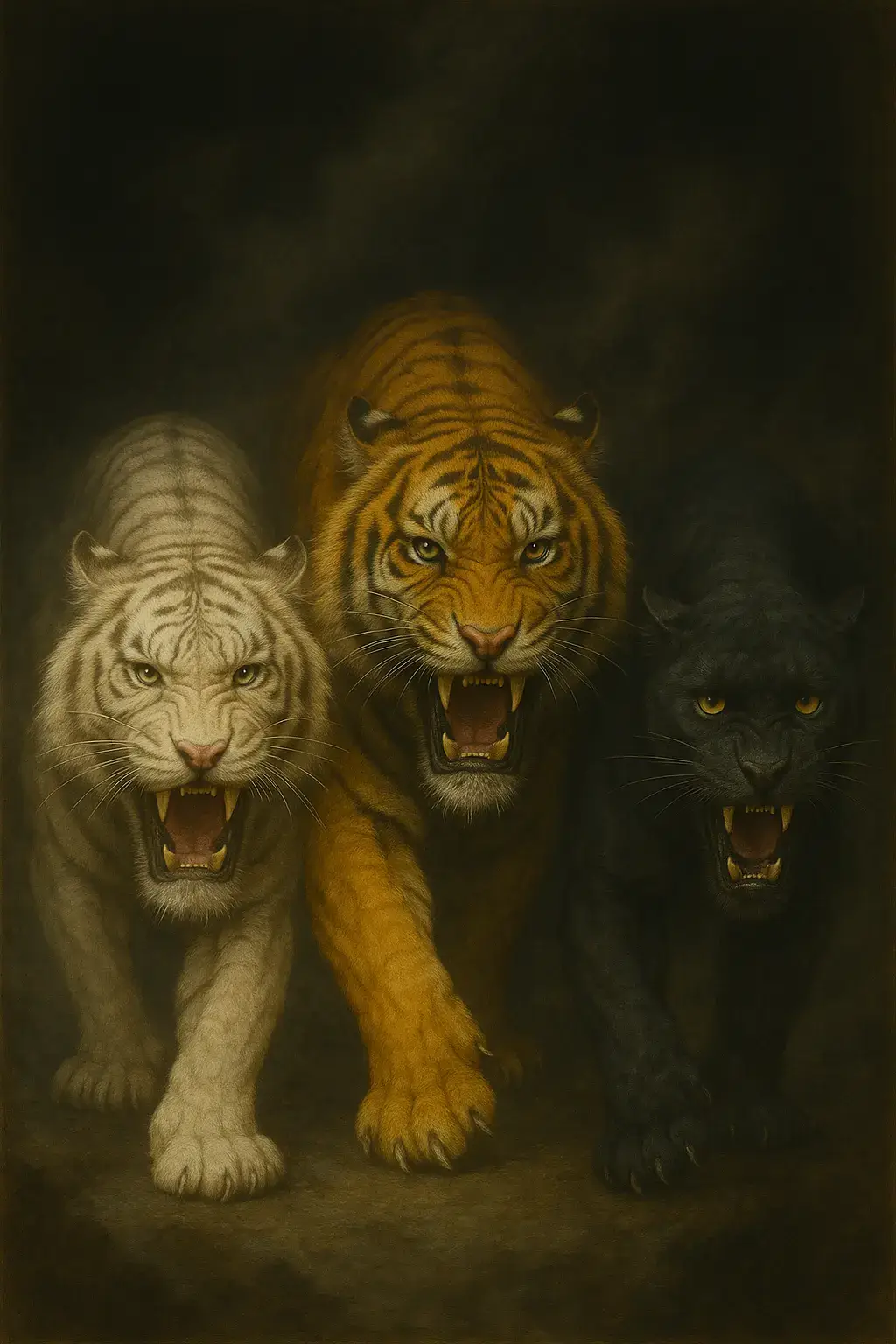 sifat  khodam macan putih, harimau, dan macan kumbang: Khodam Macan Putih:  * Pendiam dan Bijaksana: Cenderung tidak banyak bicara, lebih suka mengamati dan berpikir sebelum bertindak. Mencerminkan kebijaksanaan dan ketenangan.  * Berwibawa dan Kharismatik: Memiliki aura kepemimpinan yang kuat dan kemampuan untuk menginspirasi orang lain.  * Teliti dan Hati-hati: Tidak gegabah dalam bertindak dan selalu mempertimbangkan segala kemungkinan.  * Tatapan Tajam: Memiliki tatapan mata yang khas dan berwibawa.  * Rajin Beribadah: Pemilik khodam macan putih seringkali memiliki ketaatan dalam beribadah. Khodam Harimau:  * Kuat dan Berani: Dikaitkan dengan kekuatan fisik, keberanian, dan perlindungan.  * Berwibawa: Memancarkan aura yang disegani dan dihormati.  * Tangguh: Tidak mudah gentar dalam menghadapi tantangan.  * Emosional: Beberapa kepercayaan menyebutkan pemilik khodam harimau cenderung mudah tersulut emosi.  * Insting Tajam: Memiliki naluri yang kuat, terutama terkait dengan hal-hal gaib. Khodam Macan Kumbang:  * Pemberani dan Kuat: Memiliki semangat yang tinggi dan tidak takut menghadapi rintangan.  * Intuisi Tajam: Mampu membaca situasi dengan baik dan memiliki naluri yang kuat dalam mengambil keputusan.  * Mandiri dan Tegas: Memiliki pendirian yang kuat dan tidak suka diperintah.  * Cerdas: Seringkali memiliki kecerdasan dan wawasan di atas rata-rata.  * Berwibawa: Memiliki aura kepemimpinan dan mudah disegani. #khodamleluhur #khodampendamping #khodam #setra 