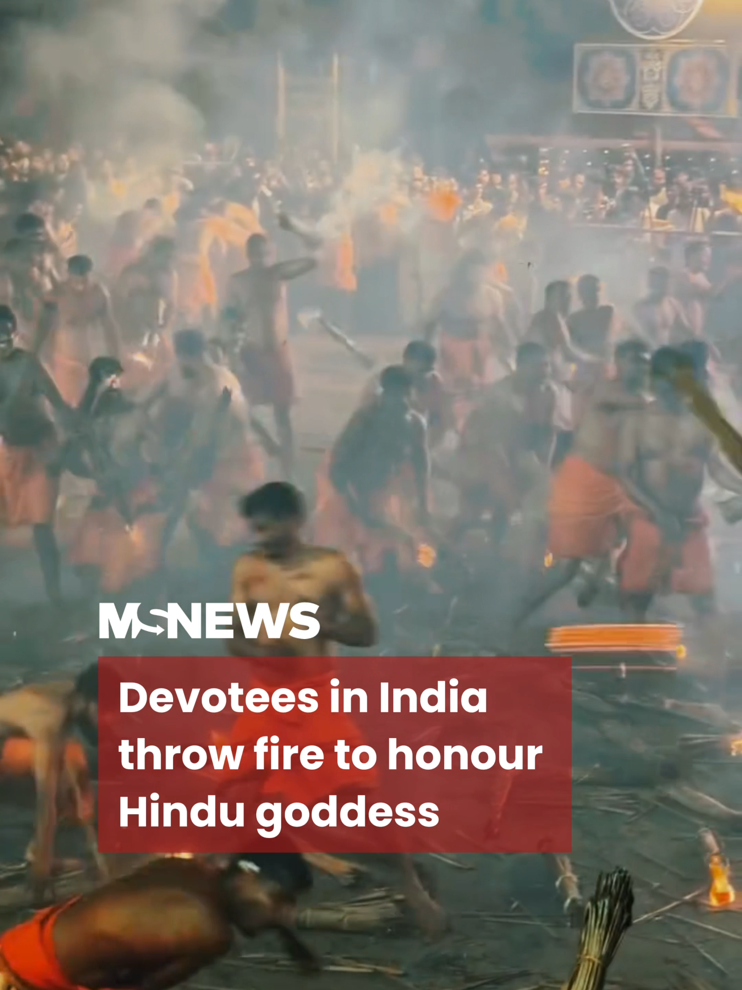 The tradition of 'Agni Keli' dates back centuries and is one of the most unique rituals in the region. #mustsharenews #tiktoksg #fypsg