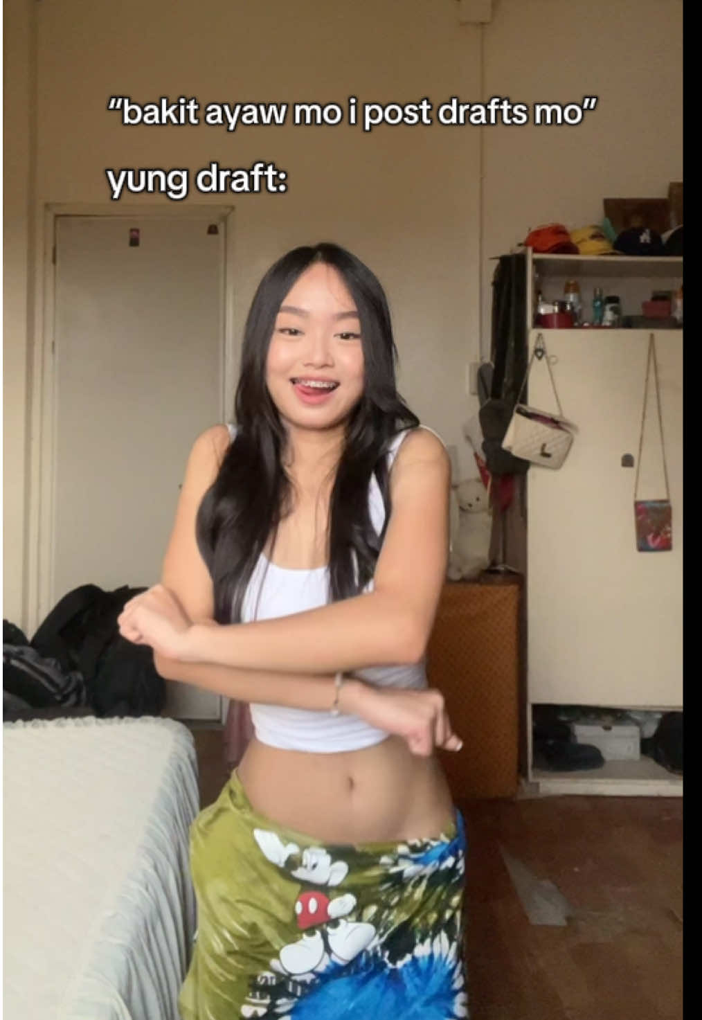 This was taken in august btw, g himog skirt ang daster😭😔