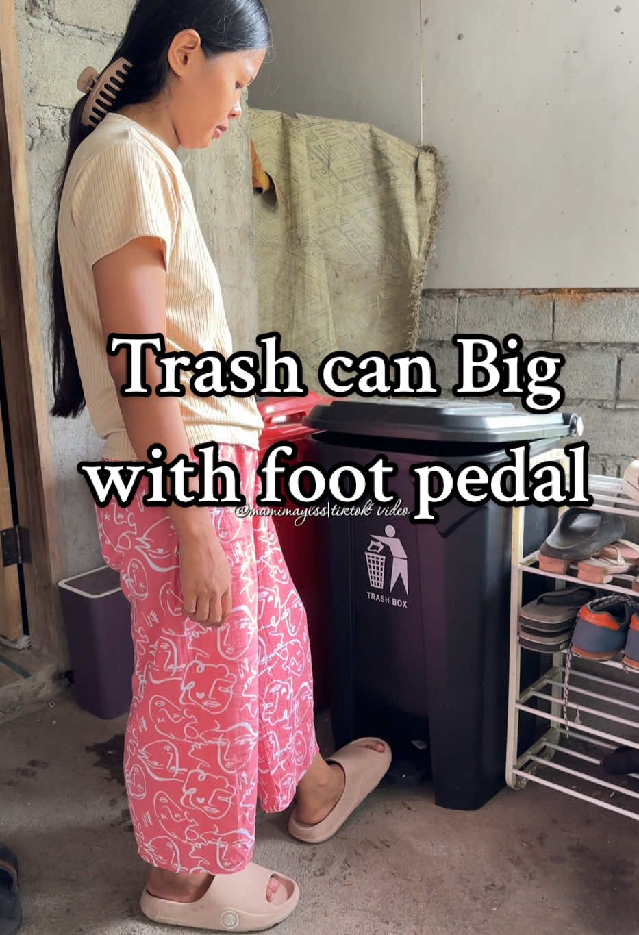 Upgraded na lalagyan ng basurahan ko ksi dina mahihirapan magbukas #trashcan #fyp #CerealCerdik 