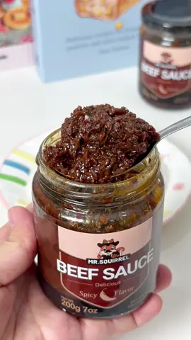 BUY 1 TAKE 1 Spicy Beef Sauce for only ₱159 lang mga beh! 😋 #mrsquirrel #beefsauce #spicybeefsauce #spicyfood