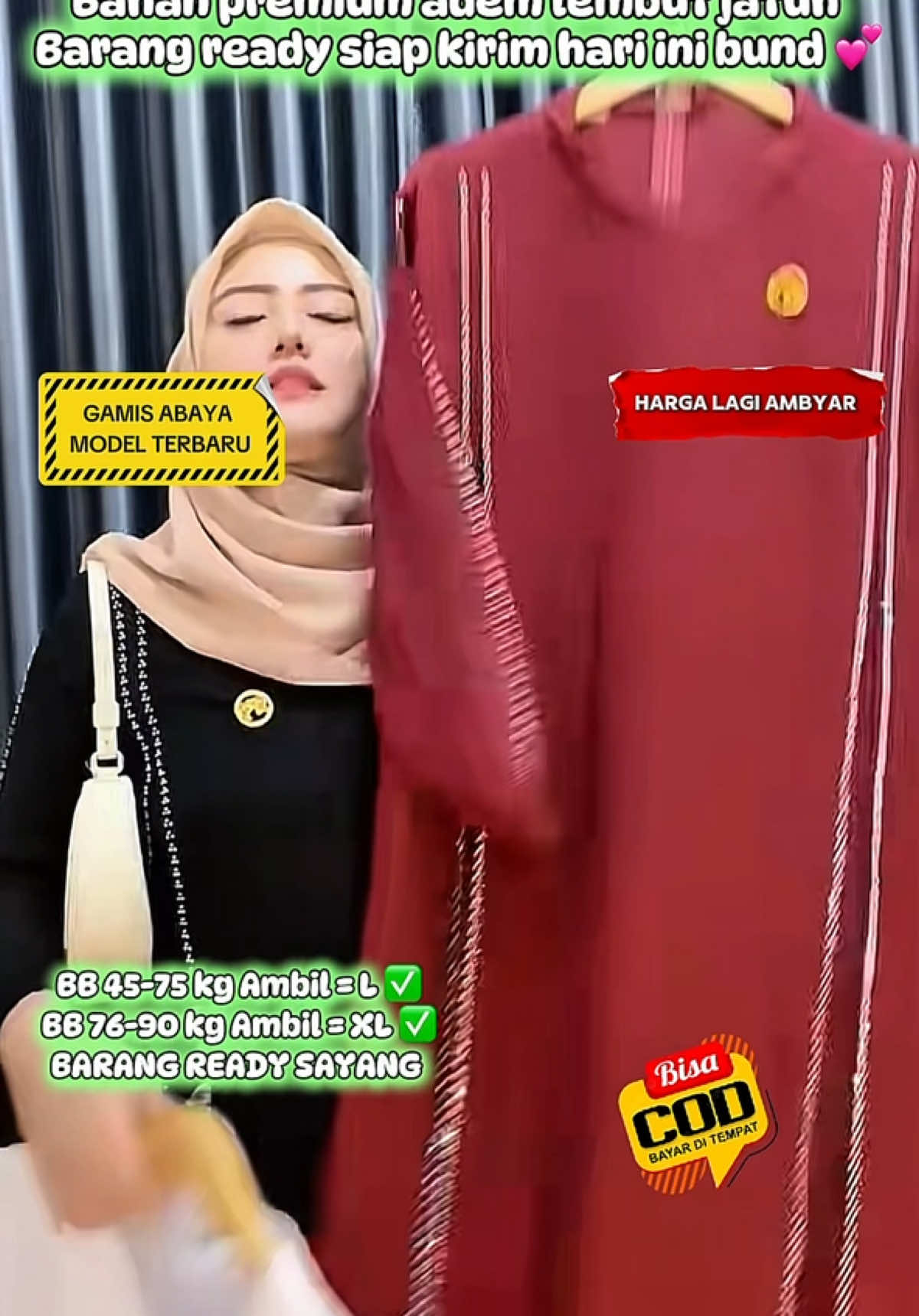 Gamis abaya kekinian #gamiskekinian #gamiscantik #gamissyari 