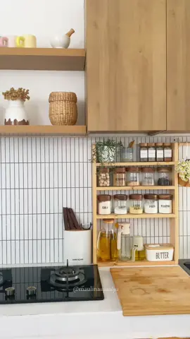 Rak Bumbu Kayu #dapurestetik 