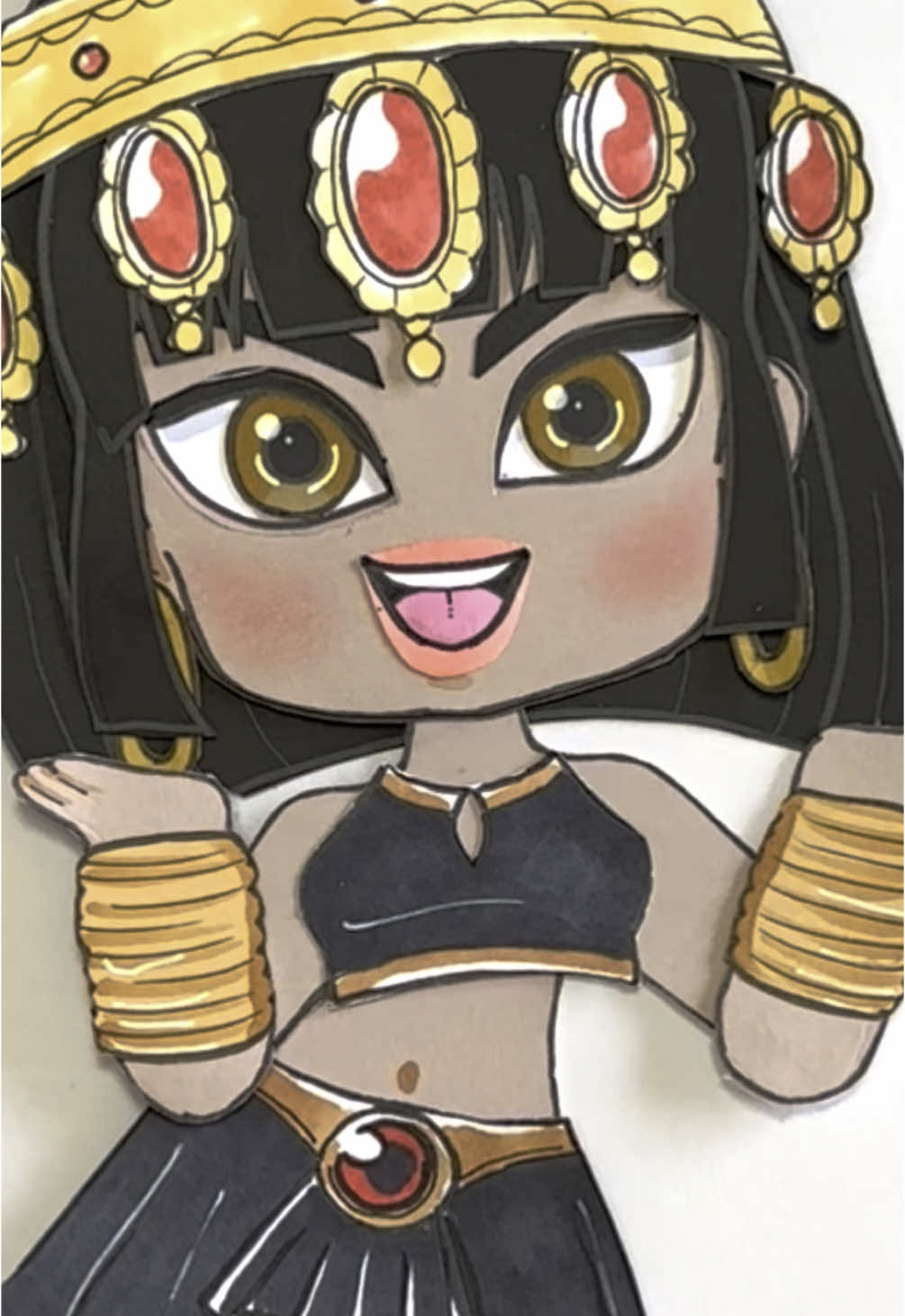 egypt trend🐈‍⬛ #paperdoll #paperdiy #egypt #trend #egypttrend  #move #handmade #dance