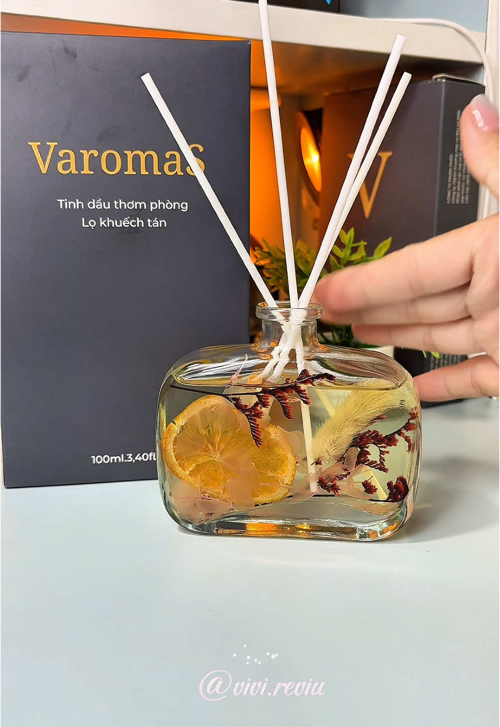 Khuếch tán tinh dầu thơm phòng khử mùi varomas #varomas #khuechtantinhdau #tinhdauthomphong 
