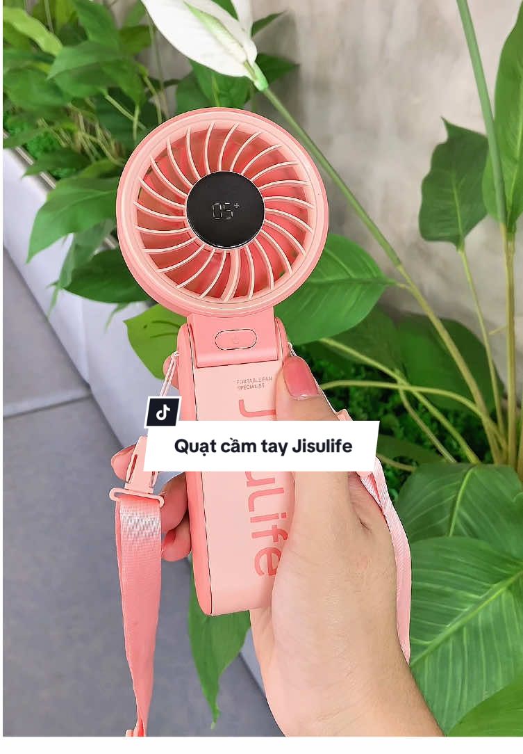 Quạt cầm tay Jisulife 5 cấp độ gió với quạt tua pin 12 cánh và màn hình led hiển thị sang xịn, dung lượng pin 5000mah,quạt gập được 180* mang đi làm, đi chơi hay đi du lịch nhỏ gọn dễ dàng bỏ túi mang đi mọi người tham khảo nhé. #trangtienich1 #quatcamtayjisulife #quatcamtayminicaocap #quatcamtay #quatcamtaymini #jisulife 
