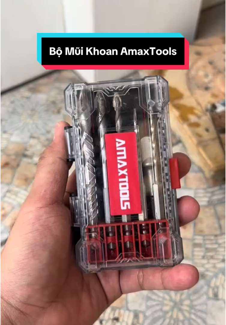 Bộ Mũi Khoan Đa Năng AMAXTOOLS ( Chính Hãng )..! #amaxtools #muikhoan #muikhoandanang #maykhoan #maykhoanpin #thinhhanh 