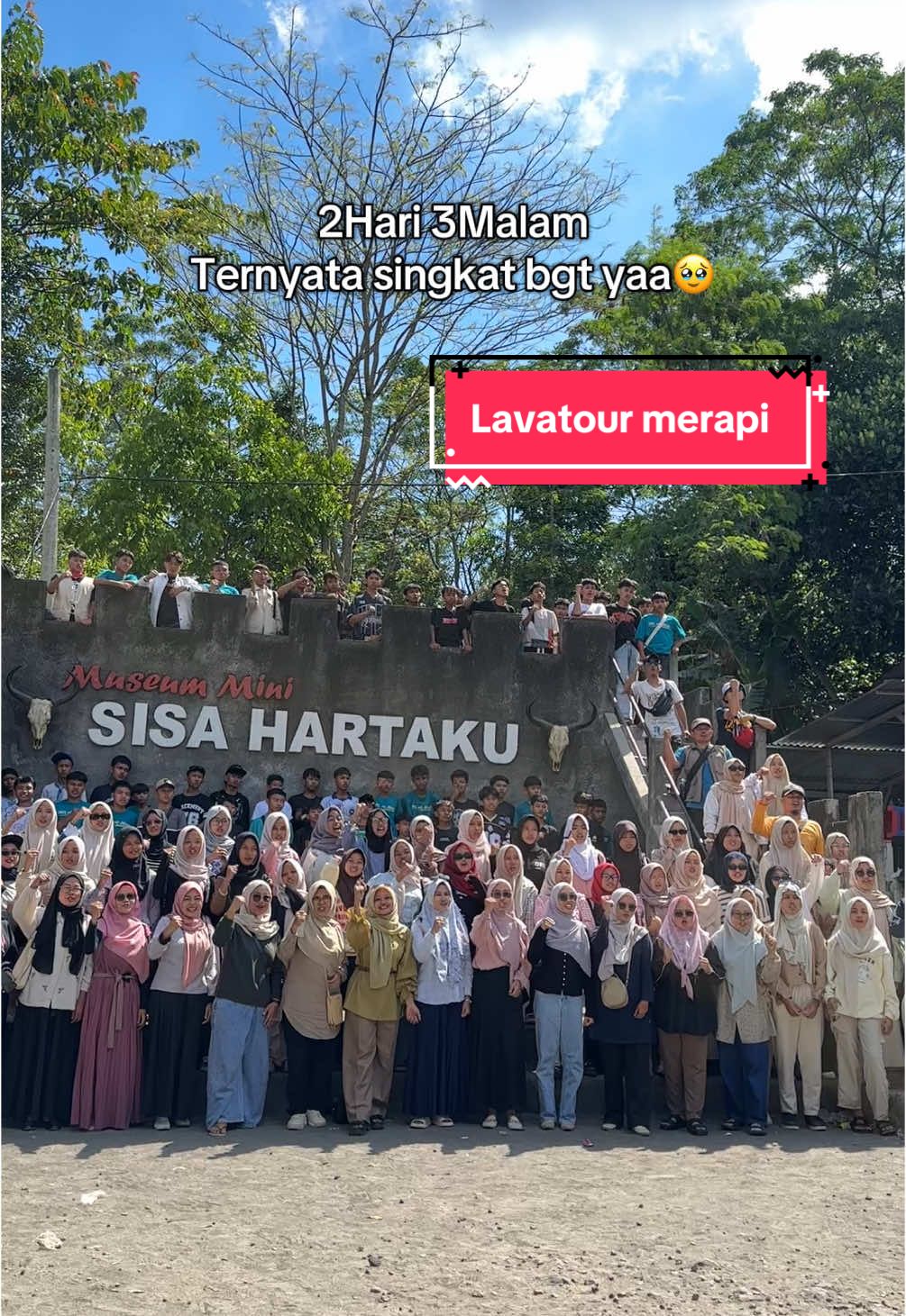 Singkat bgt🥹  Reservasi lavatour merapi ? Link dibio yaa #lavatourmerapi #jogja #wisatajogja 