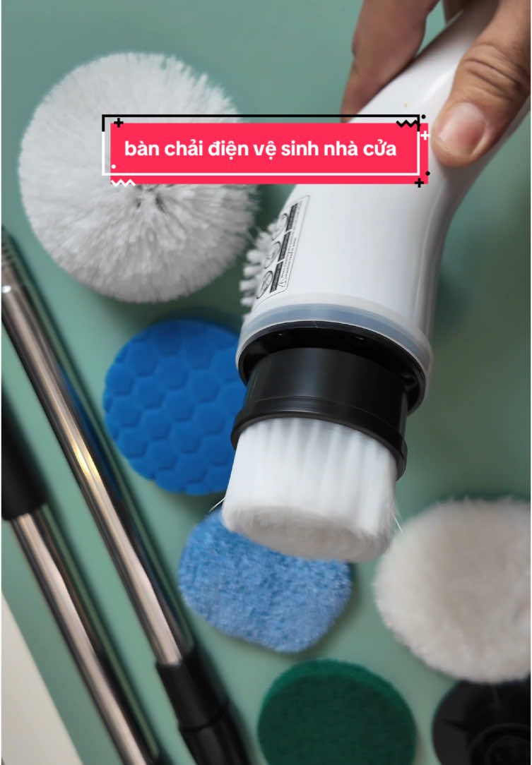 Chân ái cho người lười, lười nhưng nhà cửa vẫn sạch sẽ | Bàn chải điện  vệ sinh đa năng 9in1 | Nhân check #review #letnhancheck 