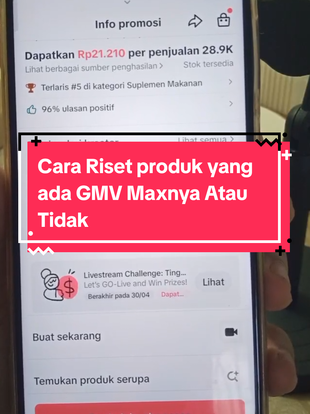 Cara Riset produk yang ada GMV Maxnya Atau Tidak... #tipsandtricks #affiliatemarketing #affiliatepemula #edukasi #gmvmax 