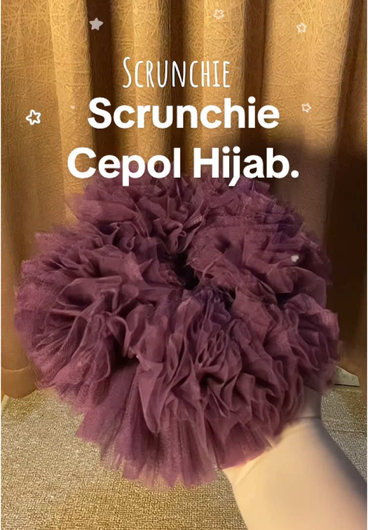 Ganti gakkkk cepol ubur2 Lu 🫵🏻 #fyp #cepolanhijab #scrunchies 