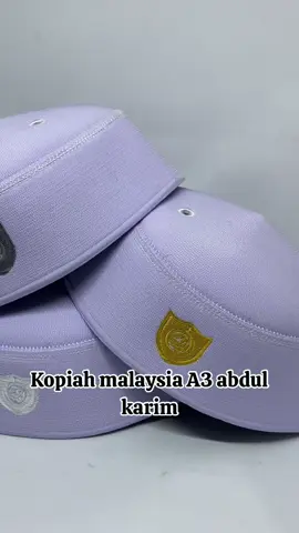 Kopiah malaysia A3 abdul karim