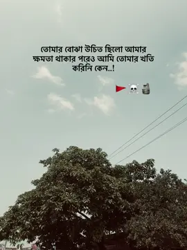তোমার বোঝা উচিত ছিলো আমার ক্ষমতা থাকার পরেও আমি তোমার খতি করিনি কেন #foryou #foryoupage #tamzid #tamzidvibes 