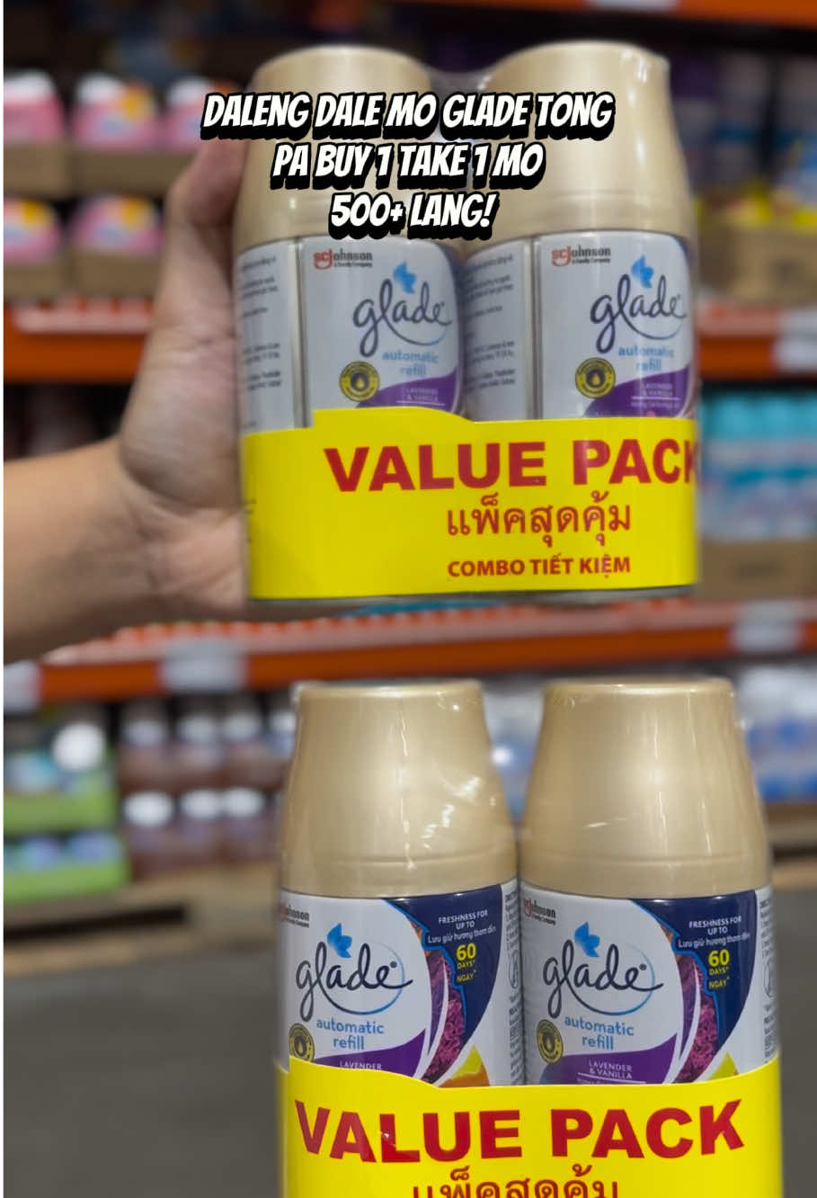 Glade automatic refill in lavander scent buy 1 take 1 nasa 500+ lang #glade #gladediffuser #diffuser #gladeautomaticspray #automaticspray #spray #fivestarhotel #scent #lavanderscent #scent #fyp #tiktokviral  Disclaimer: price may vary after the promotion ends