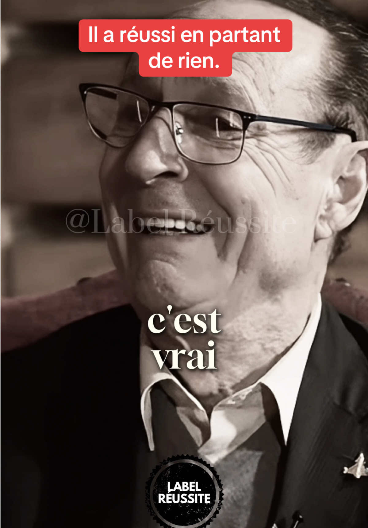 Il a réussi en partant de rien. Cc : Legend, Guillaume Pley, Michel-Jack Chasseuil #motivation #reussite #ambition #conseils