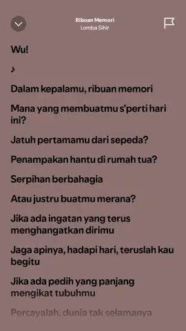 [ribuan memori by lomba sihir] #galerysong #ribuanmemori #lombasihir #fulllyrics 