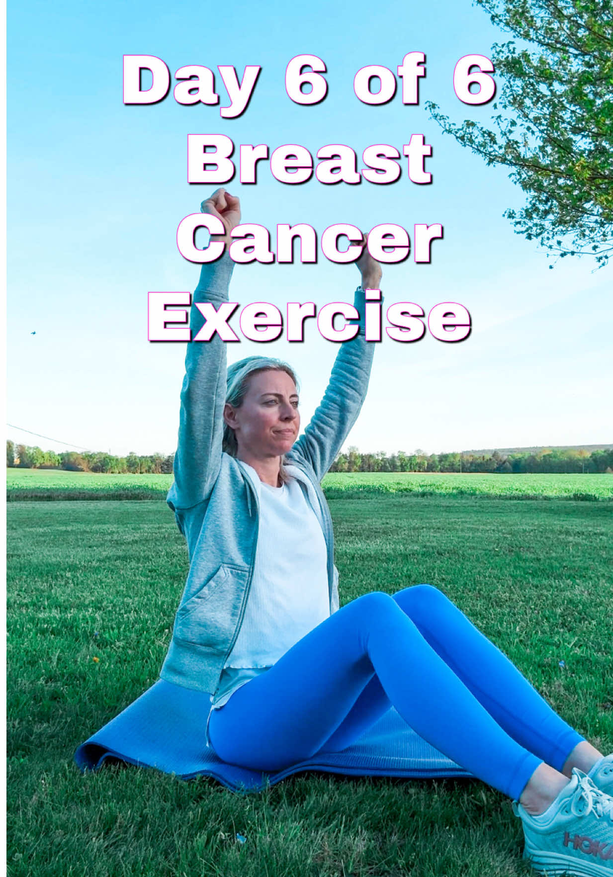 🩷Day 6 of 6 Breast Cancer Exercise 🎀Lymphatic Drainage Movement We have made it through all 6 days! Here are more gentle movement options for days you feel weak… Gentle arm and shoulder exercises to encourage lymph flow 👇 Try x8 of each of these: •arm circles •shoulder shrugs •light hand-opening & closing (As always, Check with your Doc for the best time to begin. Everyone’s healing time is different.) . . . #womensfitness #womenswellness #womenshealth #breastcancersurvivor #womenoffaith #jesussaves #breastcancerwarrior💕 #fightlikeagirl #breastcancerfitness #fitnessforwomen #BreastCancerAwareness #breastcancer #dcis #lumpectomy #mastectomy #breastcancersupport #breastcancerexercises 
