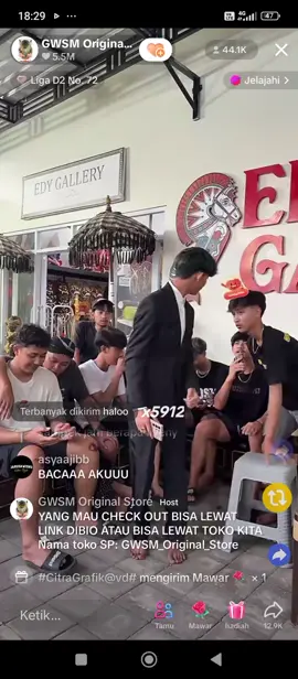 buruann ges GWSM lagi live nati ketinggalan loh#izinpost🙏@GWSM Original Store#gwsm#gwsmfamily#fyp#fyppppppppppppppppppppppp 