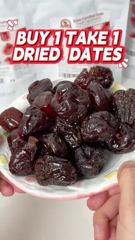 BUY 1 TAKE 1 DRIED PITTED DATES. Healthy snacks for your family. dates have many health benefits. #dried pitted #pitteddates #palmfruits #drieddates#delicious #healthfood #fyp #foodtiktok#Mr.SquirrelDriedRedDates