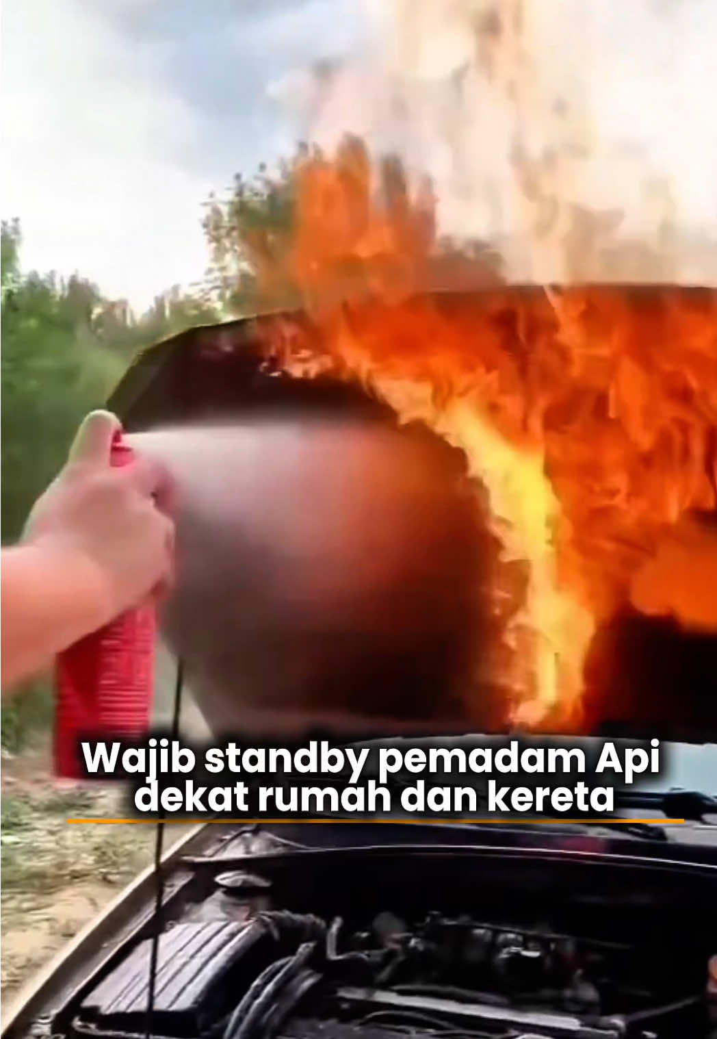 Tak de siapa minta ditimpa kebakaran, benda ni tak berbau..benda ni wajib sangat dekat mana2 je 😭😭😭 #firespray #pemadamapi #pemadamapirumah#firestoppers #kebakaran #alatpemadamapi 