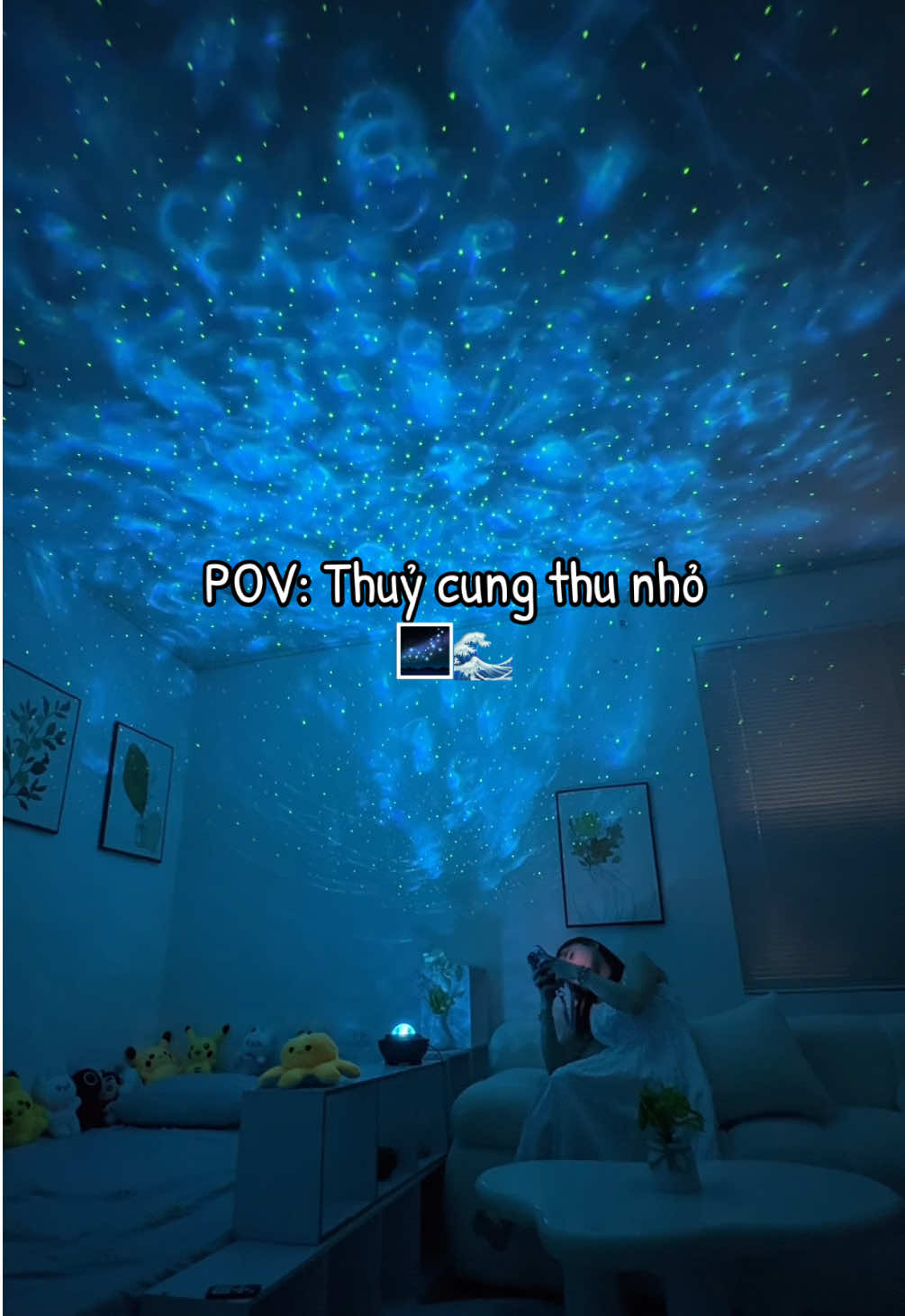 Vừa decor vừa làm đèn ngủ cực chill #cucquang #starry #gonsong #lanvuadenled #decor #chill 