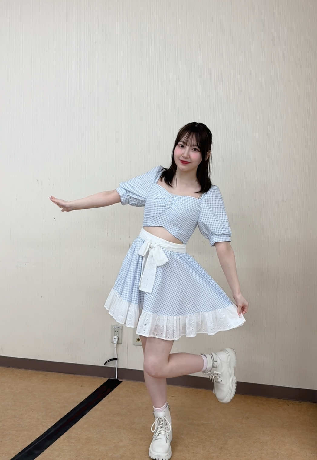 Me roirのお洋服着てニコニコなぱるたん🎀✨️#CUTIESTREET #きゅーすと #kawaiilab #かわいいだけじゃだめですか? 