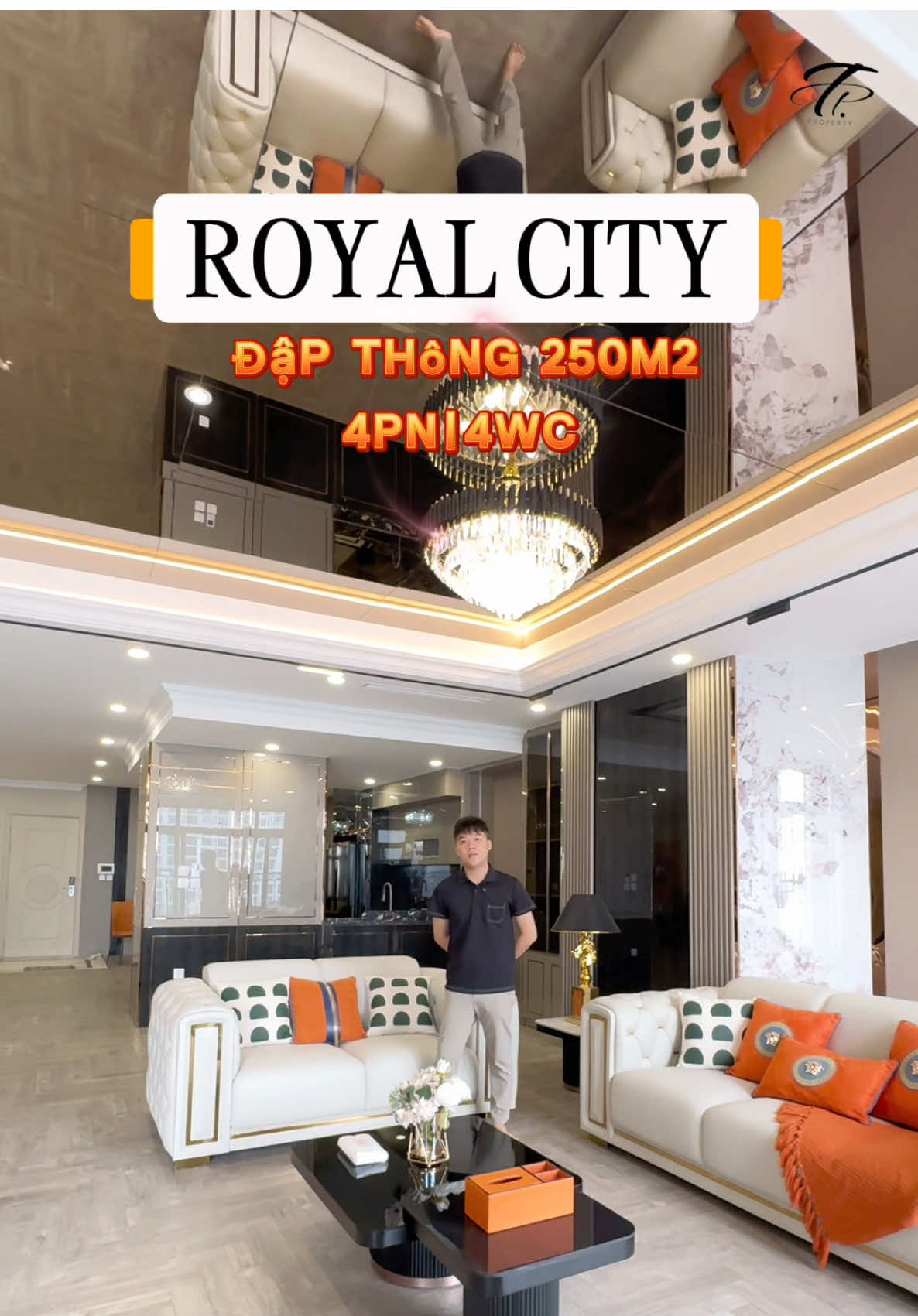 Royal City Nguyễn Trãi, Căn đập thông 250m2, Full nội thất đẹp long lanh, 4PN|4WC #vinhomes #batdongsan #luxuryhomes #nhadep #chungcuhanoi #royalcity #muanha #muanhahanoi #xuhuong 