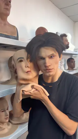 Silicone masks.#siliconemask #masks #halloweenmask #cosplay 